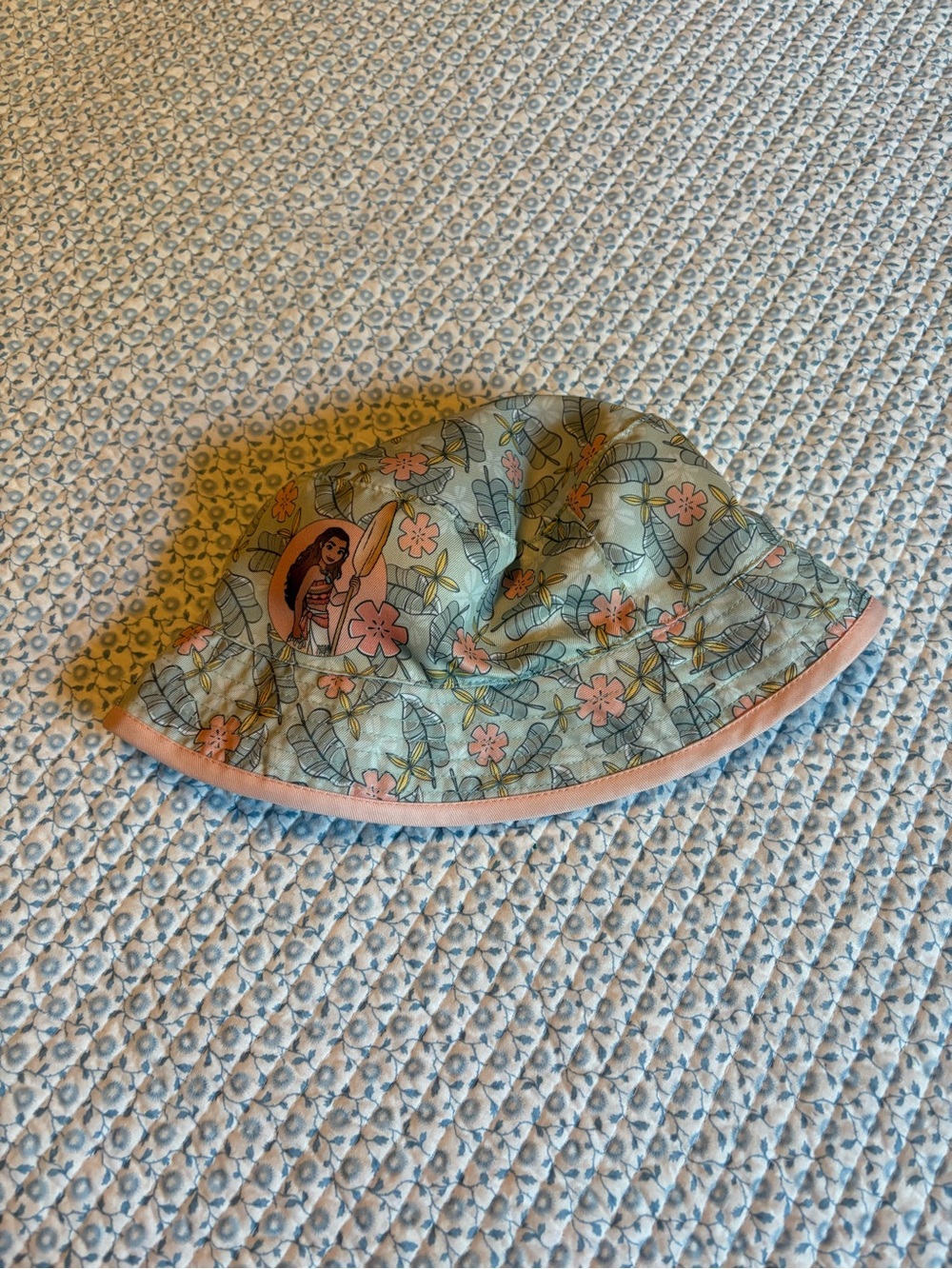 Disney Moana Reversible Floral Bucket Hat OSFM